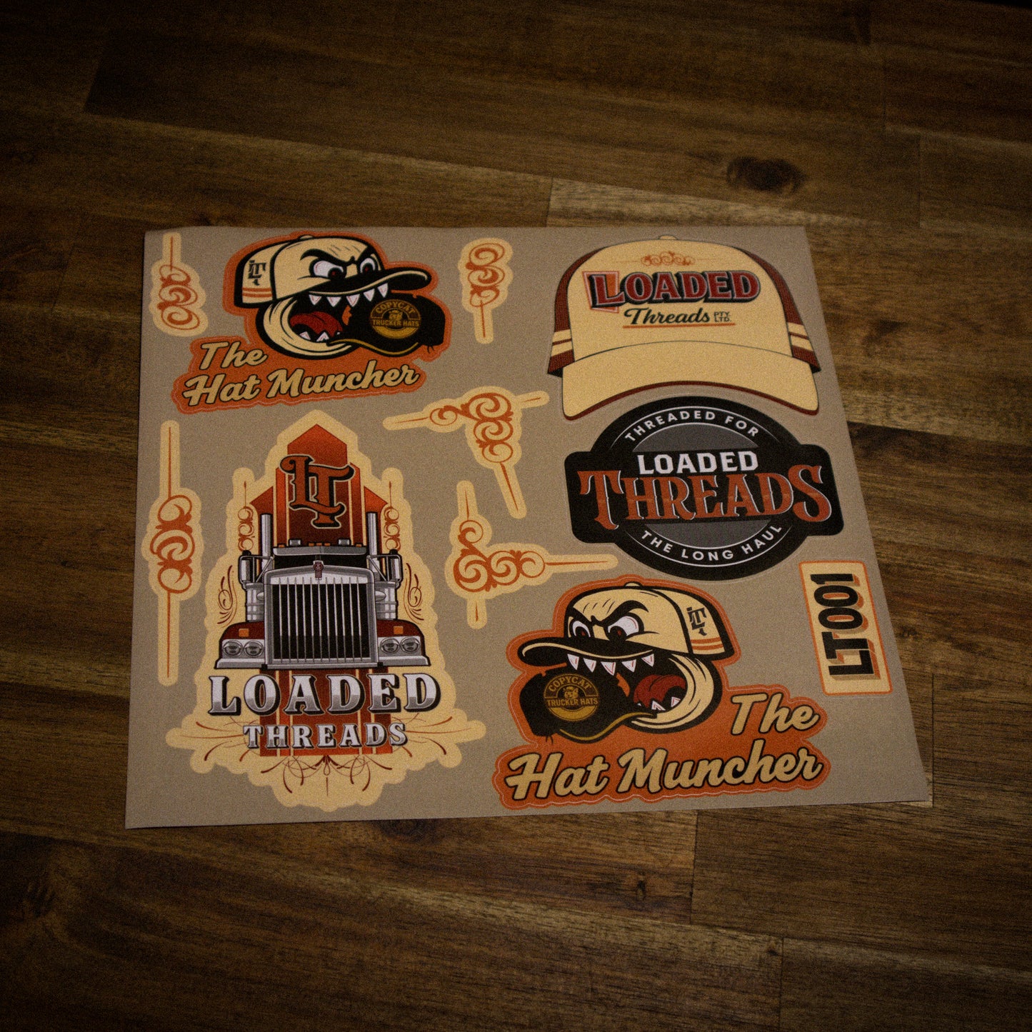 Hat Muncher - Sticker Sheet
