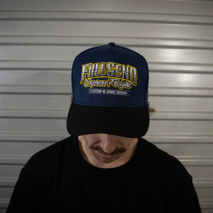 FullSend (Navy) All-fabric - Trucker Hat