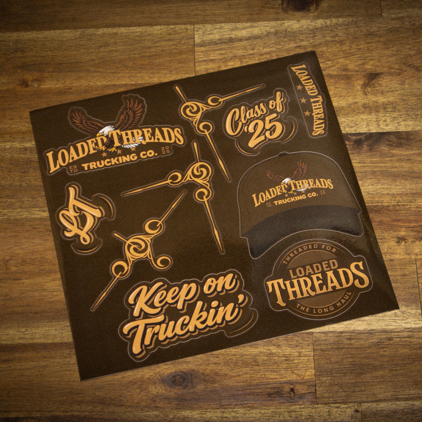 Loaded Threads Trucking Co. - Trucker Hat