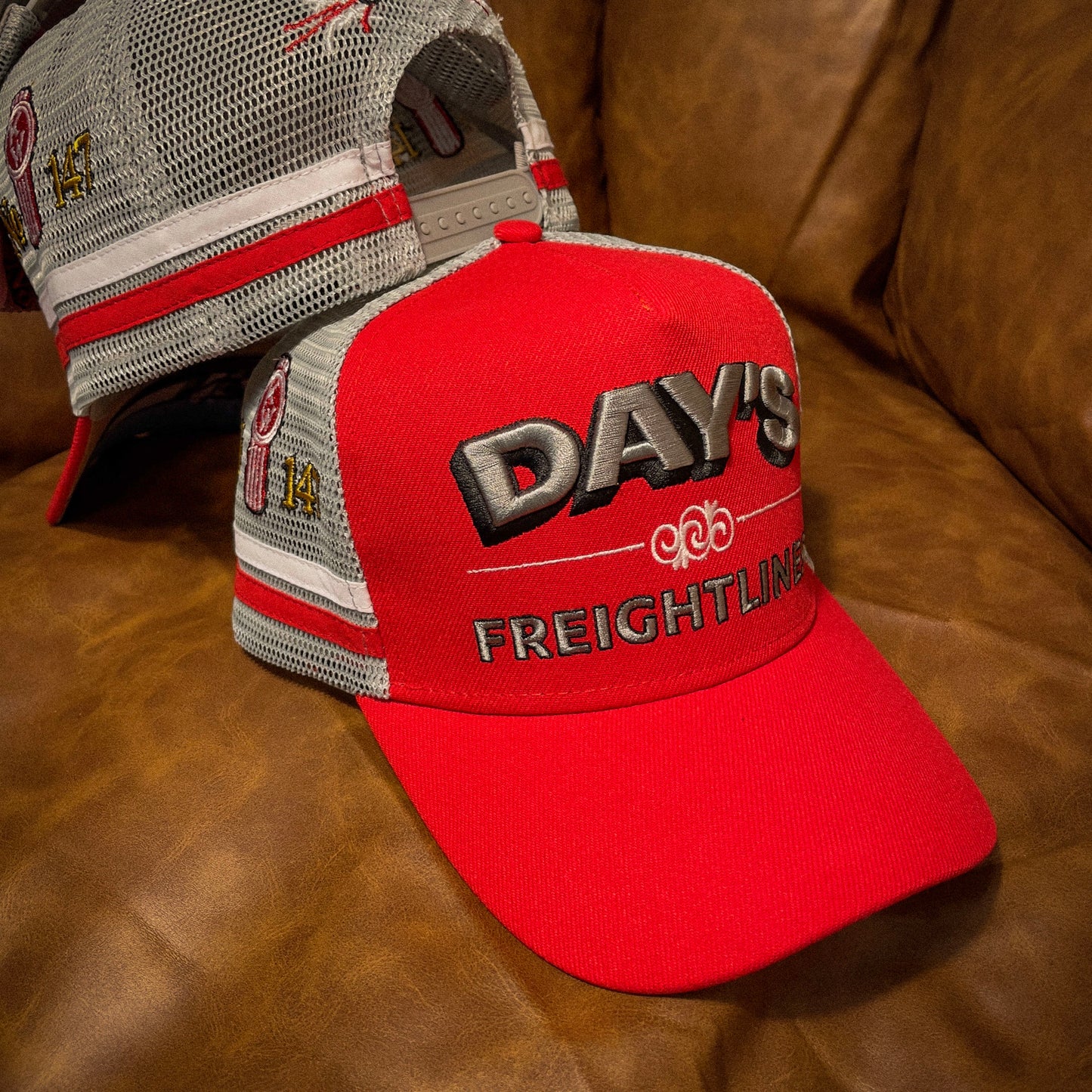 Day's Freightlines (White & Red) - Trucker Hat