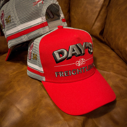 Day's Freightlines (White & Red) - Trucker Hat