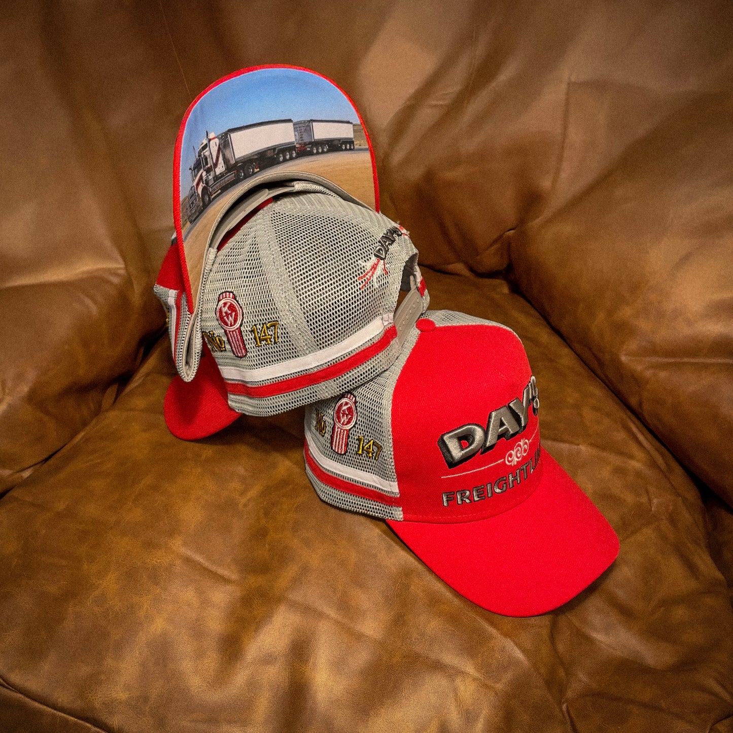 Day's Freightlines (White & Red) - Trucker Hat