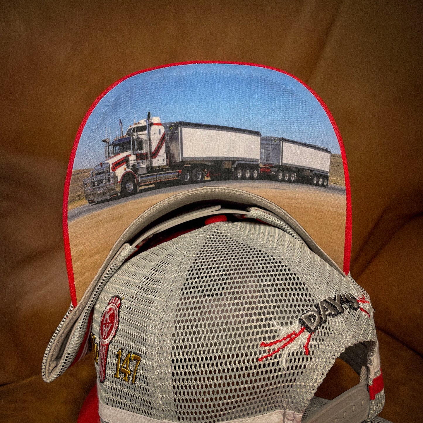 Day's Freightlines (White & Red) - Trucker Hat